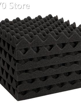 New 6pcs 30X30X4CM Soundproofing Acoustic Foam Tiles Noise S
