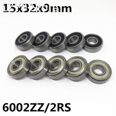 50Pcs High quality 6002ZZ 6002-2RS ball bearing 15x32x9 mm d