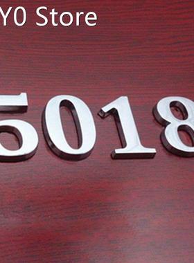 1pcs Silver 0-9 House Number Sign Self Adhesive Address Digi