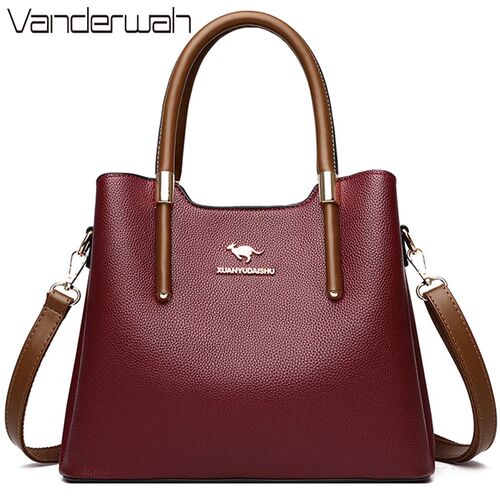 Leather Casual Crossbody Bags for Women 2020 Ladies Luxury
