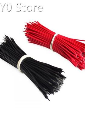 100pcs Breadboard Jumper Cable Wires Tinned 0.96cm Black &am