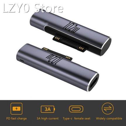 For Microsoft Surface Pro X 8 7 6 5 4 3 Go Book to USB Type