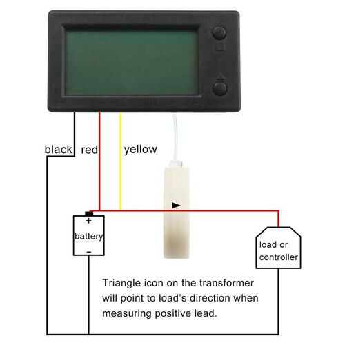 200A STN LCD Display Digital Multimeter Voltage Ampere Power