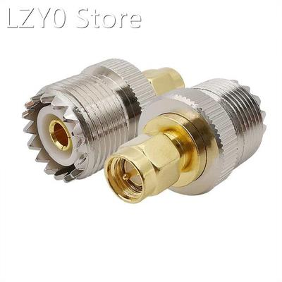 Metal RF Coaxial Adapter SMA Male Plug to UHF Female SO239 S