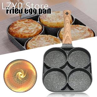 4 Cup Egg Pan With Non Stick Aluminum Coating Egg Frying Pan