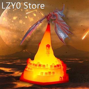 3d Printed Volcano Dragon Lamps Detachable Usb Desktop Lamp