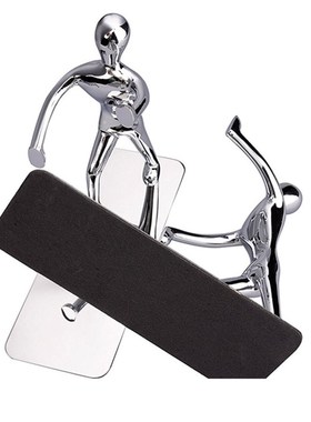 1 Pair Book Holder Humanoid Figure Non-Skid Art Desk Organiz