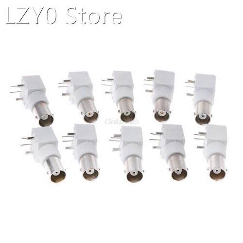 10Pcs/Set Board PCB Mount Right Angle BNC Female Jack With N