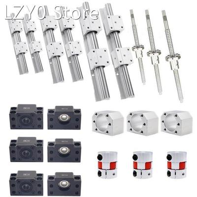 SBR 16 linear guide Rail SBR16 -300 700 1100 mm + ballscrew