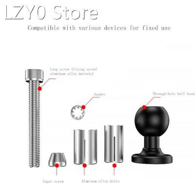 Aluminum Base Rubber Motorcycle Bike Mount Black Fork Stem B