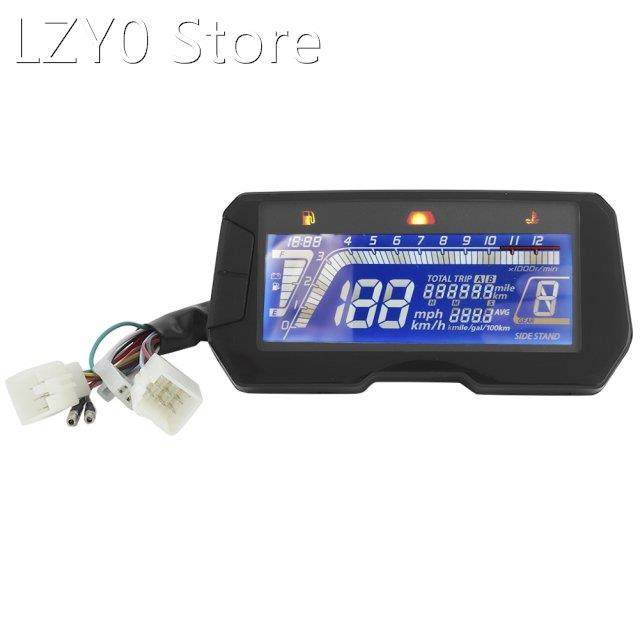 Motor Tachometer 12000 RPM Motorcycle Dashboard 6 Gear Adjus