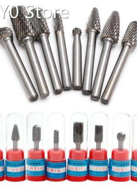 8Pcs Tungsten Carbide Burr Bit 1/4