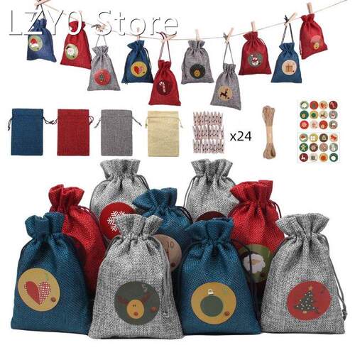 24days Christmas Advent Calendar Bags Advent Calendar Gift B