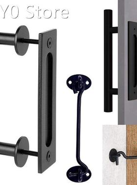 12 Inches Sliding Barn Door Handle Pull Cabinet Flush Hardwa