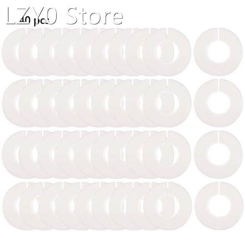 20/40pcs DIY Clothing Size Dividers Wardrobe Round Plastic C