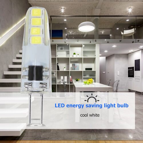 LED Light Bulb White Light Energy Saving Cool 1pc AC 220V 8