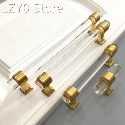 Modern Acrylic Door Pull Knob Drawer Cabinet Cupboard Kitche