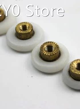 Diameter:18mm Shower glass sliding door hanging wheels Coppe