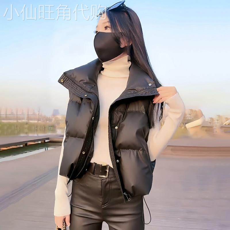 冬装高档时尚立领羽绒服马甲短款女秋冬季2025新款坎肩背心外套女