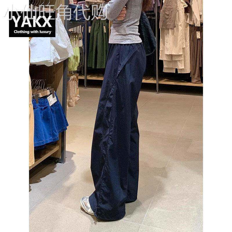 美式软壳三防弯刀冲锋裤男士2026新款春夏季休闲阔腿工装裤子男款