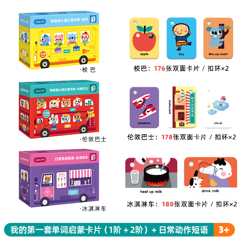 莎林學前核心詞匯校巴倫敦巴士