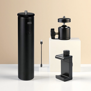 铝合金充电手柄手持支架云台摄像配件GOPRO手机直播专用大容量充电宝移动电源户外自拍杆延长适用大疆Action