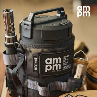 ampm全日营户外气罐套魔术贴徽章 背包胸章臂章马甲贴章露营装备