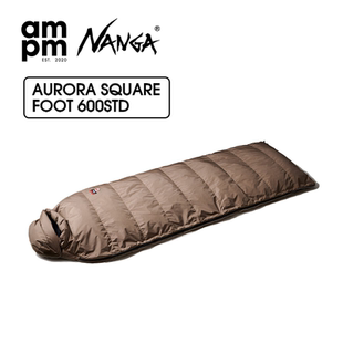 日本NANGA AURORA SQUARE FOOT600STD防水款户外防寒保暖羽绒睡袋