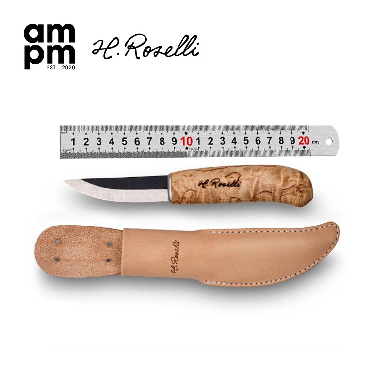 芬兰roselli户外手工刀carpenter knife工匠短刀bc露营刀具野营