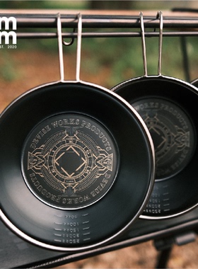 日本DEVISE WORKS户外露营不锈钢蝶形杯野营挂耳碗CHIBI野餐餐具