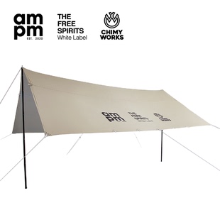 ampm全日营/自由之魂联名天幕帐篷超大户外露营涂银防晒｜方舍