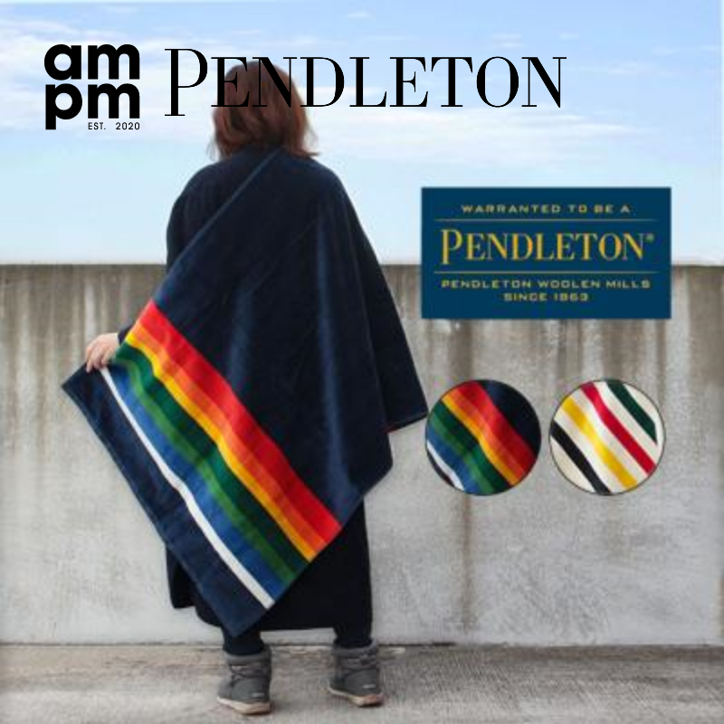 美国Pendleton户外毛巾午睡办公室披肩小毛毯车用沙发毯毛巾被