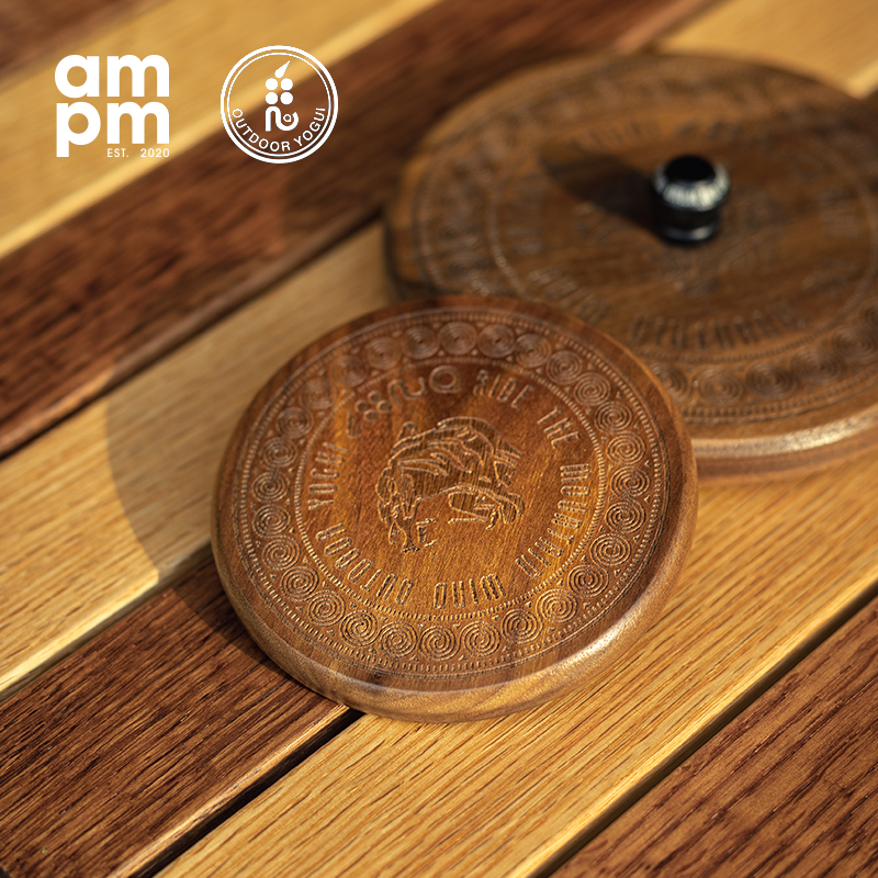 Yogui有鬼黑胡桃木杯垫茶托