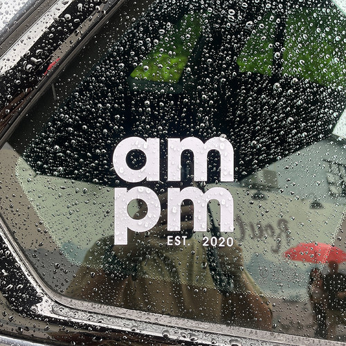 ampm全日户外露营品牌防水贴纸