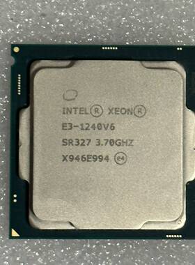 议价Intel 至强 E3-1240V6 CPU 四核心 8线程