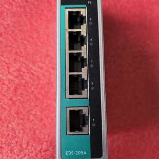 九成新 MOXA工业交换机 实物拍摄 205A 议价EDS