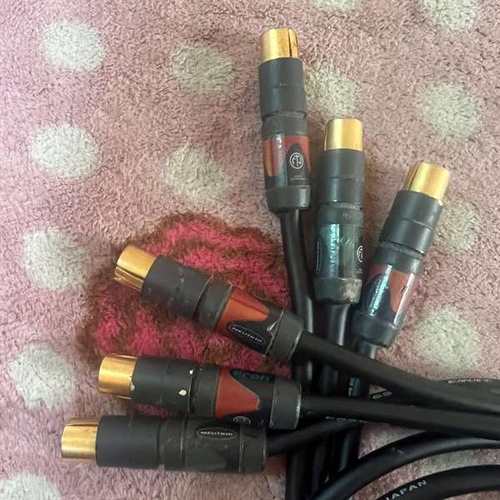 议价(打包价)NEUTRIK 镀金RCA  佳耐美线L-4E6S