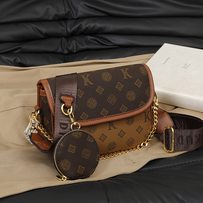 CITEX LV官方旗舰店网红爆款中古小方包女2024秋冬新款时尚宽带斜