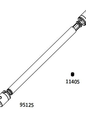 CROSSRC 拖拉机 大铁牛 TL4前传动轴95125 CS-97401372