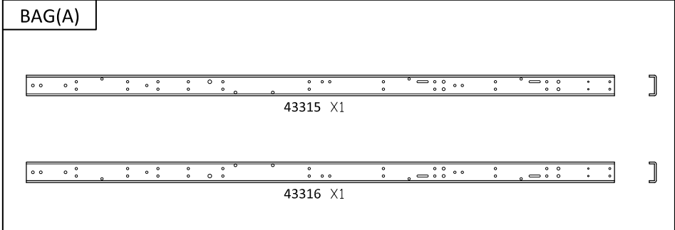 CROSSRC TC6大梁43315 43316  CS-97400751