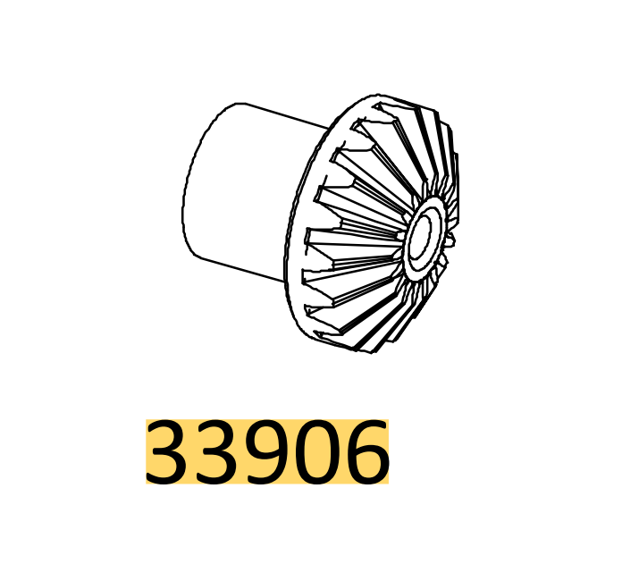 CROSSRC 大犀牛  EMOX 差速大伞齿 33906  CS-97401110