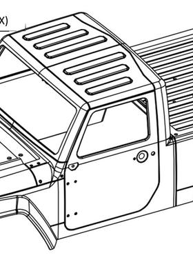 CROSSRC 2024版 EMOX 大犀牛 深灰色车壳总成  CS-97401241