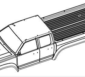 CROSSRC AT6RTR蓝色车壳  CS-97401027
