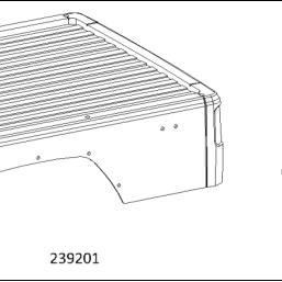 CROSSRC EMOX4 大豹子 枪灰色后壳+装饰件  CS-97401285