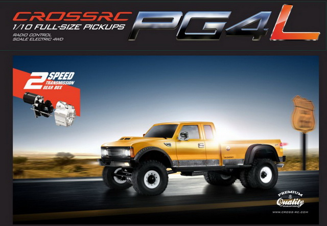 CROSSRC PG4L 遥控仿真重型皮卡攀爬车 KIT CS-90100021