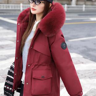 派克服女加绒加厚外套2025年冬装新款韩版小个子棉袄羽绒棉衣棉服