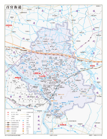百官街道上虞区地图行政区划水系河流湖泊交通旅游铁路地形卫星流