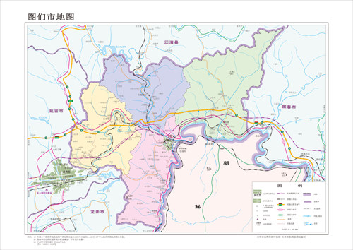 延边朝鲜族自治州图们市地图水系河流湖泊交通行政区划旅游铁路地