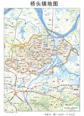 桥头镇地图行政区划水系河流湖泊交通旅游铁路地形卫星流域乡镇村
