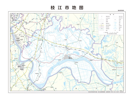枝江市地图行政区划水系河流湖泊交通旅游铁路地形卫星流域乡镇村
